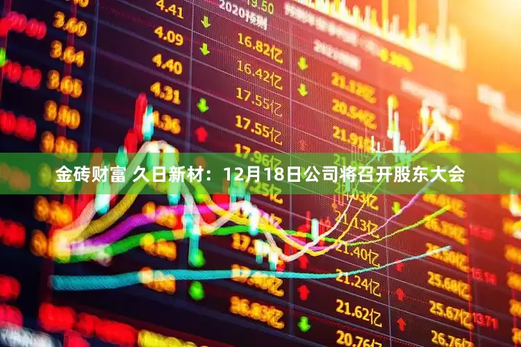 金砖财富 久日新材：12月18日公司将召开股东大会